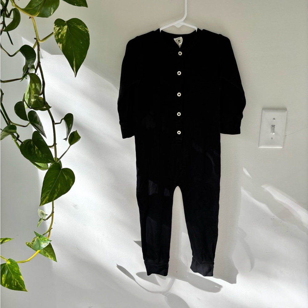 Kate Quinn Black Footies One Piece
